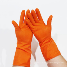 Gants de ménage en latex de caoutchouc de vente chaude